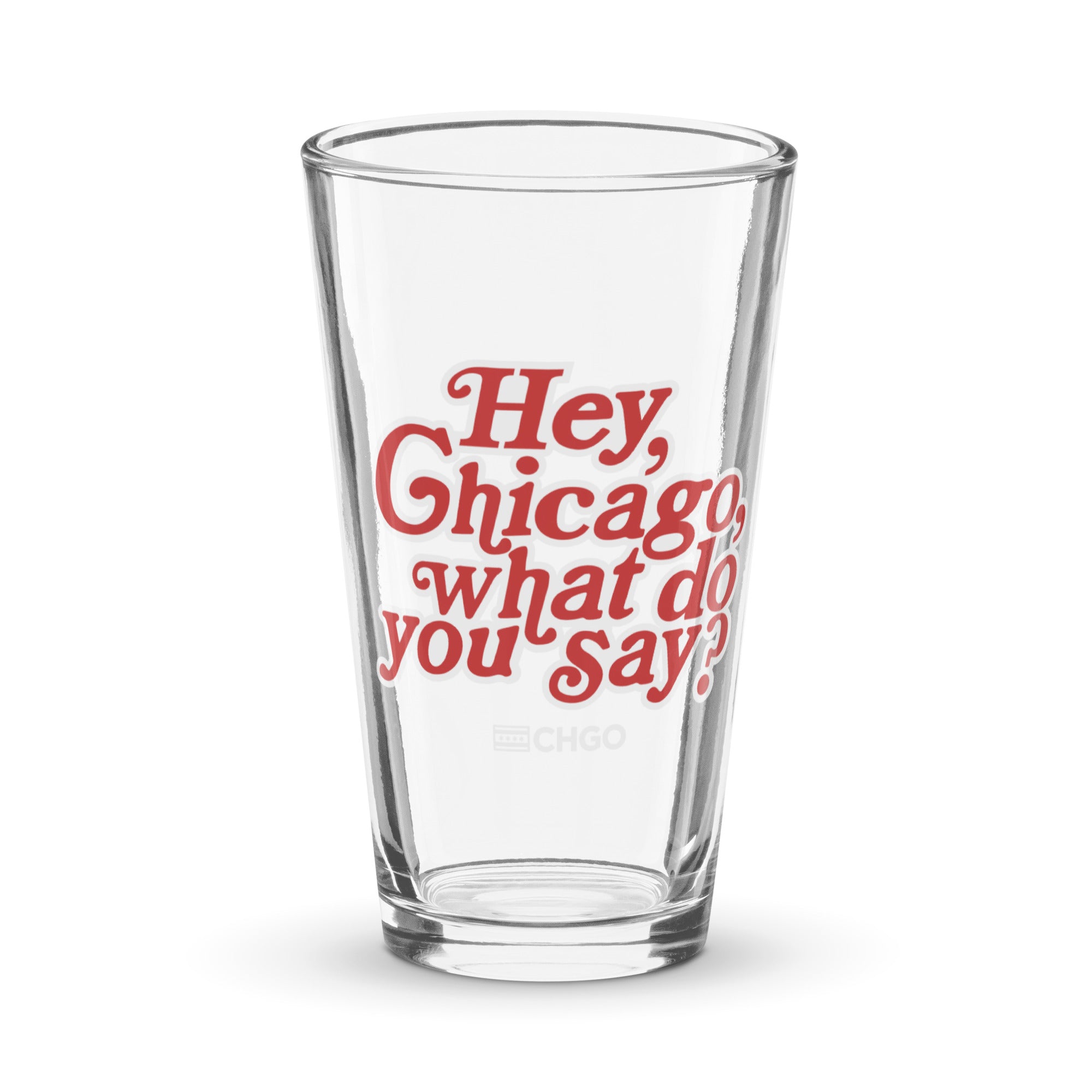 Chicago Flag Fun Pint Glass for Beer Gift for Chitown Lovers - Cute Ch -  bevvee