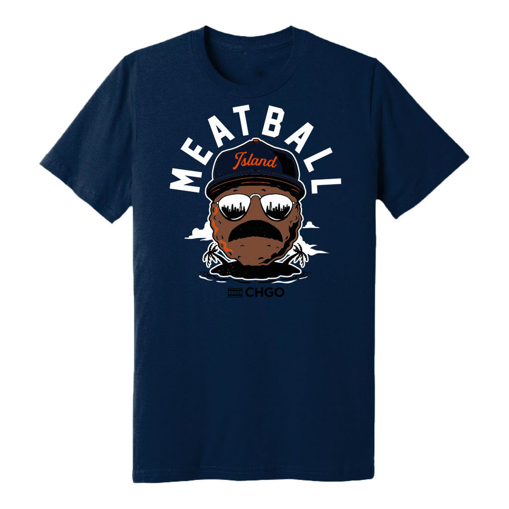 Chicago Bear Ditka Shades T-Shirt - Navy