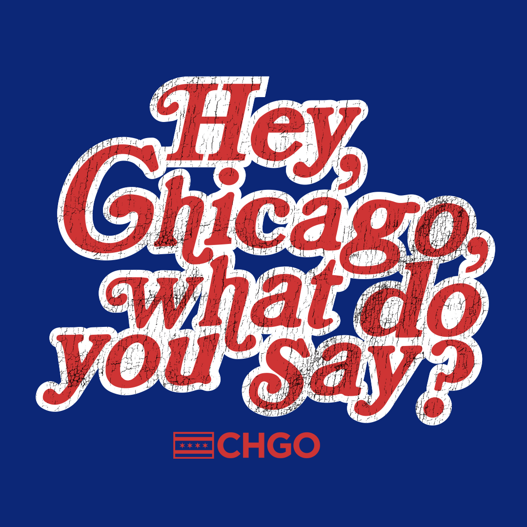 Hey, Chicago Blue Tee